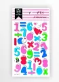 Stiker z elementami z pianki z lekkim brokatem - tantis.pl
