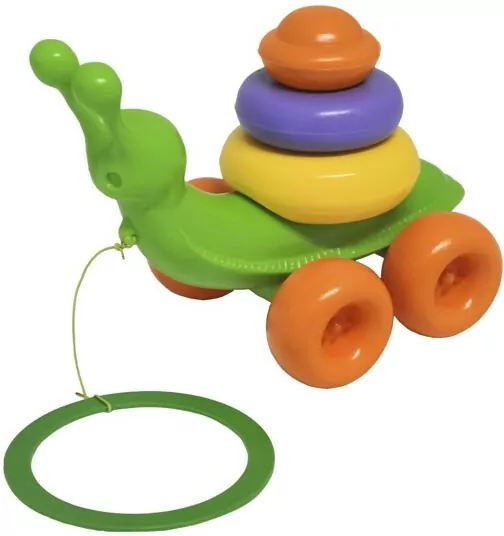 Ślimak zabawka edukacyjna 8 elementów - tantis.pl