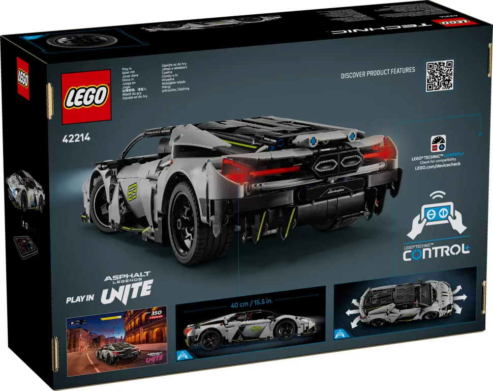 LEGO® Supersamochód Lamborghini Revuelto 42214 - tantis.pl