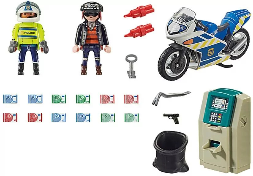 Playmobil 70572 Policyjny motor. Pościg za przestępcą - tantis.pl