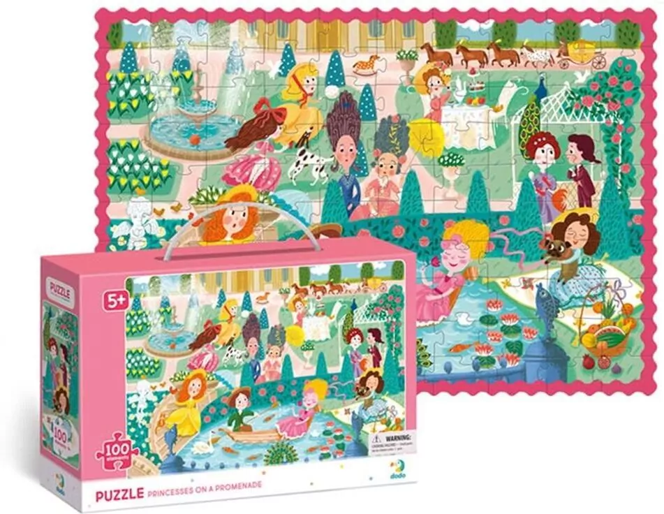 Puzzle 100. Księżniczki na promenadzie. 300404 - tantis.pl