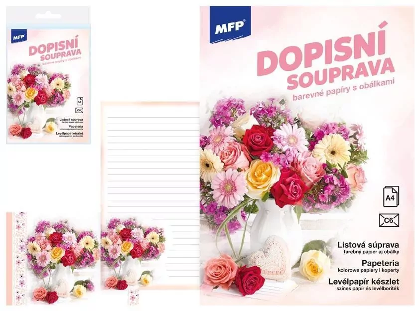 Papeteria LUX 5+10 Kwiaty - tantis.pl