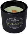 Świeczka sojowa Bergamot czarna 170g - tantis.pl