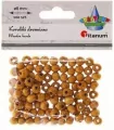 Koraliki drewniane lakierowane brązowe 1000szt - tantis.pl