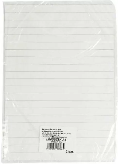 Liniuszek A5 kratka/linia - tantis.pl