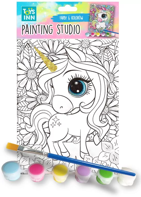 Zestaw do malowania Canvas unicorn STnux - tantis.pl