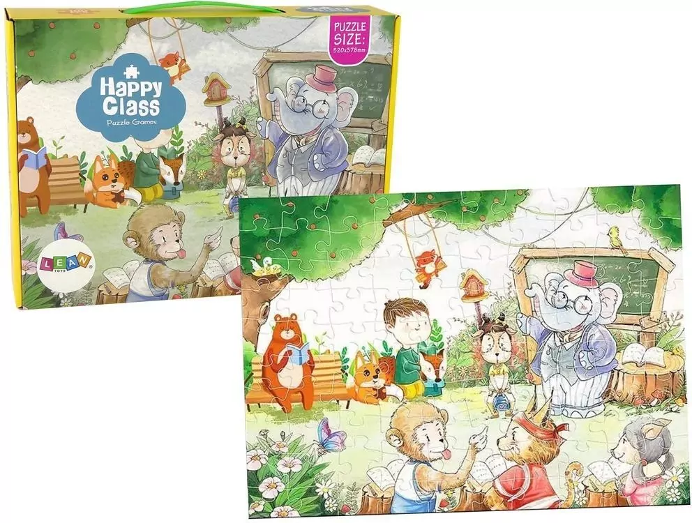 Puzzle 100 Szkoła dla zwierząt - tantis.pl