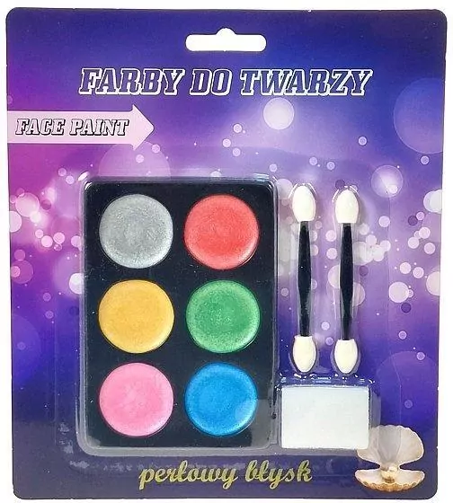 Farby do malowania twarzy perłowe - tantis.pl