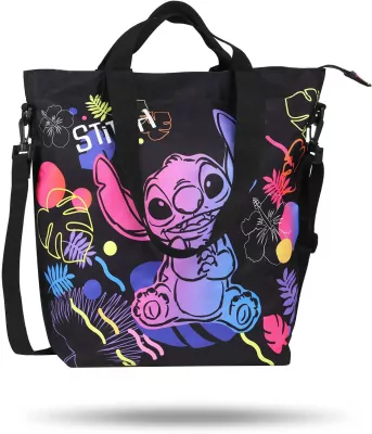 Torba na ramię Disney Black Soho Stitch