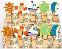 Klamerki ozdobne Shapes 11 - Morskie