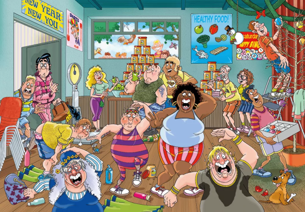 Puzzle 1000 Postanowienia noworoczne Wasgij - tantis.pl