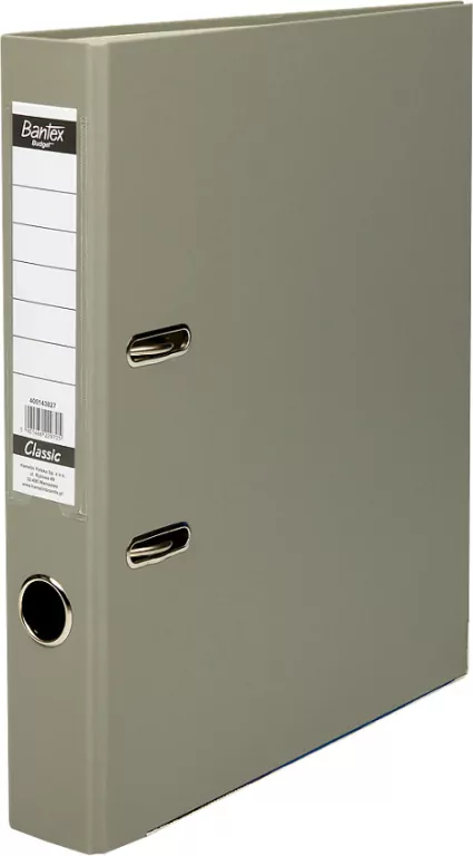 Segregator A4. Bantex. Budget classic 5 cm. Szary - tantis.pl