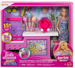 Barbie Plażowi Detektywi Stoisko z grą i watą - tantis.pl
