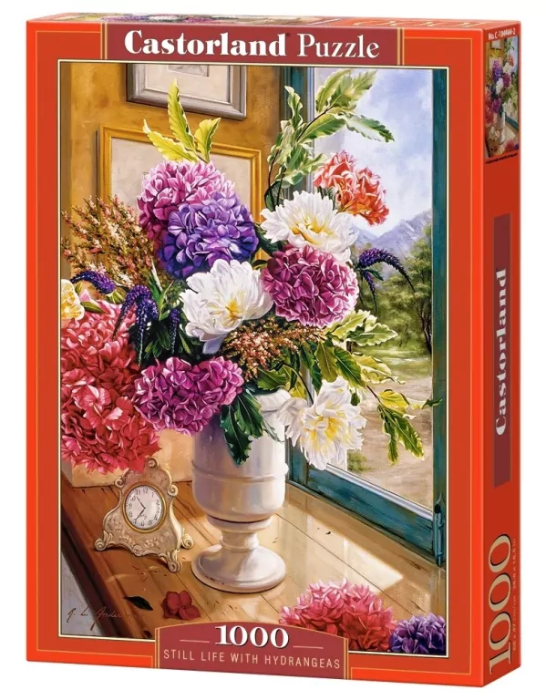 Puzzle 1000. Still life with hydrangeas - tantis.pl