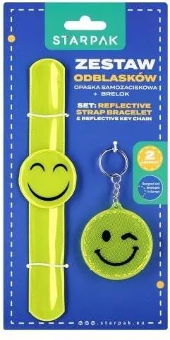 Zestaw odblaskowy opaska samozaciskowa +brelok - tantis.pl