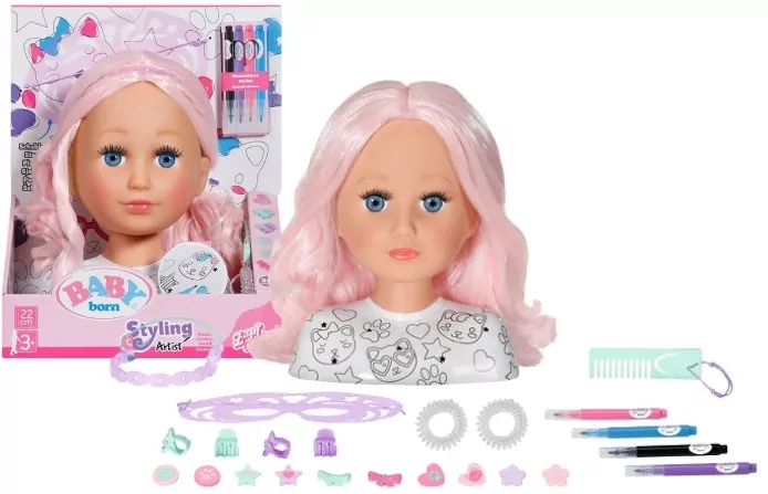 Baby born - Sister Styling Artist Head - tantis.pl