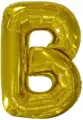 Balon foliowy litera B złota 59x86cm - tantis.pl
