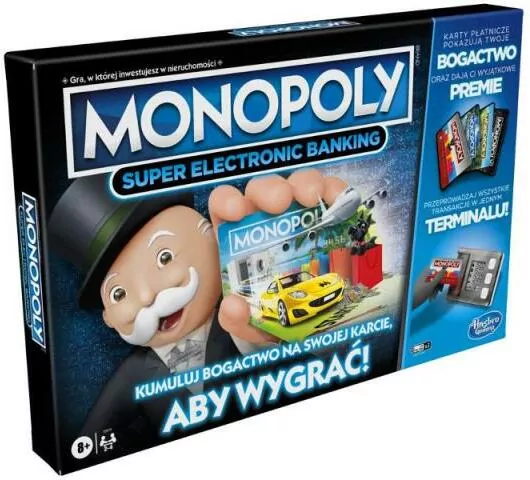 Monopoly. Super Electronic Banking. Gra strategiczna - tantis.pl