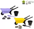 Taczka z akcesoriami do piasku 56cm mix - tantis.pl