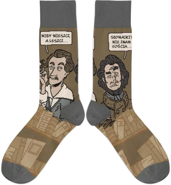 Skarpetki - Mickiewicz vs Słowacki rozm. 42/46 - tantis.pl