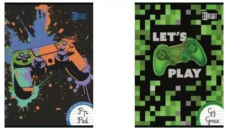 Zeszyt A4/32k linia dwukolor. Game Zone mix(15szt) - tantis.pl