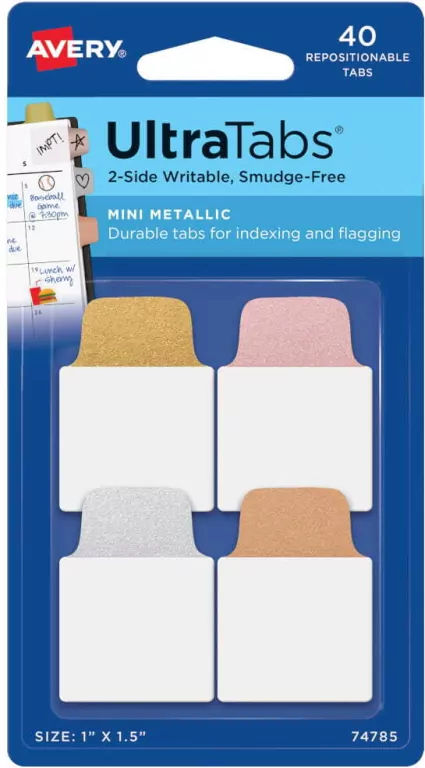 ZAKLADKA IND 25X40/10K 4KOL METALC 74785 B/C - tantis.pl