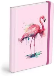 Brulion z gumką 120K gładki