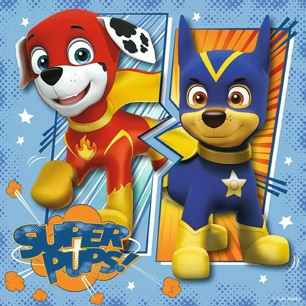 Ravensburger. Puzzle 3w1. Psi Patrol. Super Pup Heroes! - tantis.pl