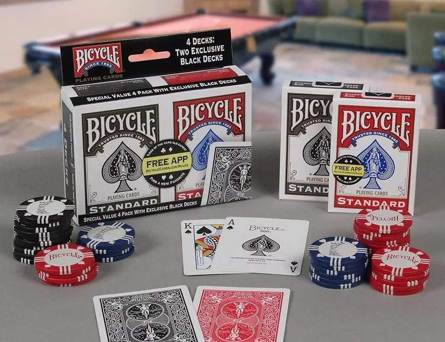 Bicycle. Karty Rider Back 4-pak - tantis.pl