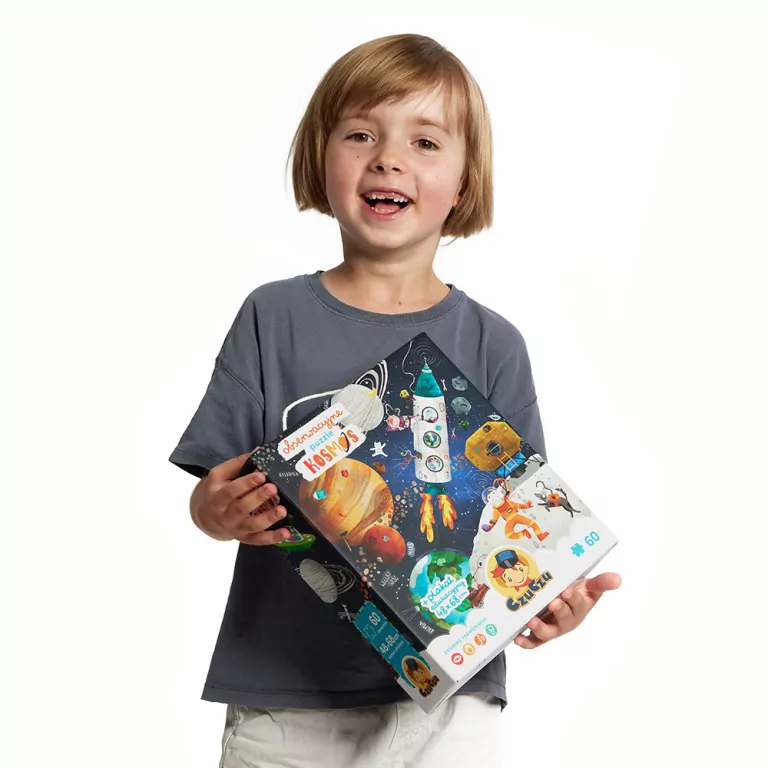 CzuCzu. Obserwacyjne puzzle. Kosmos 60 el. - tantis.pl