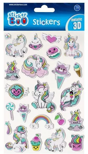 Naklejki Sticker BOO Jednorożec - tantis.pl