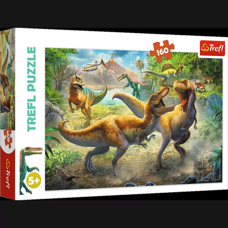 Puzzle 160. Walczące tyranozaury - tantis.pl