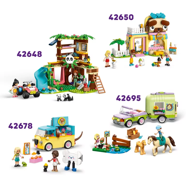 LEGO® Friends.  Hotel dla królików w mieście 42679 - tantis.pl