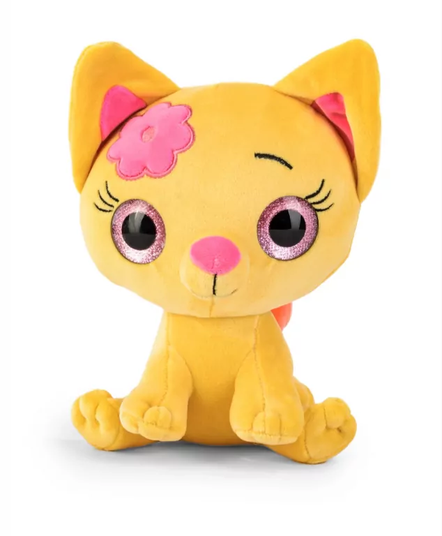 Maskotka kot żółty 20cm - tantis.pl