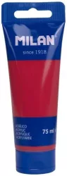 Farba akrylowa w tubce 75ml koralowa czerwieńMILAN