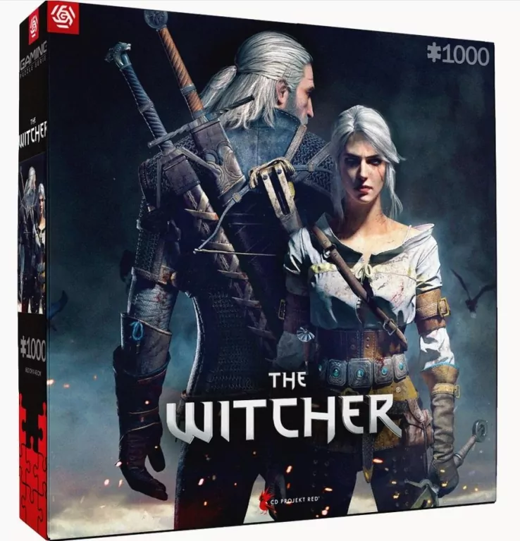 Geralt & Ciri. Wiedźmin. Puzzle 1000 elementów - tantis.pl