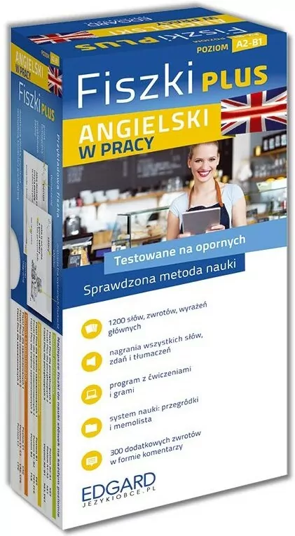 Angielski w pracy. Fiszki PLUS - tantis.pl