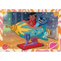 Puzzle 2 x 60 Super Color. Stitch - tantis.pl