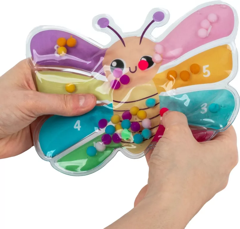 Plansza sensoryczna do nauki liczenia Motyl KIDEA - tantis.pl