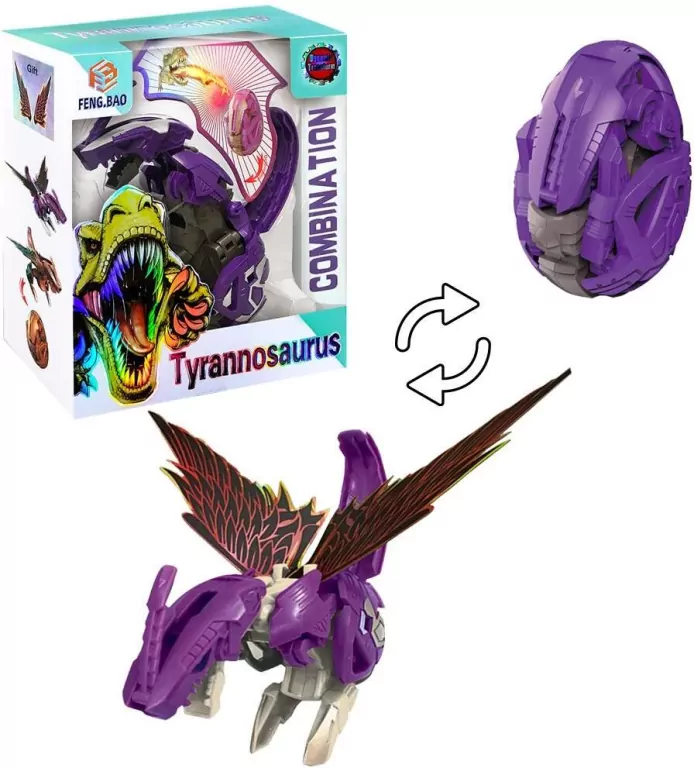 Tyranozaur 2w1 jajo dinozaura - tantis.pl