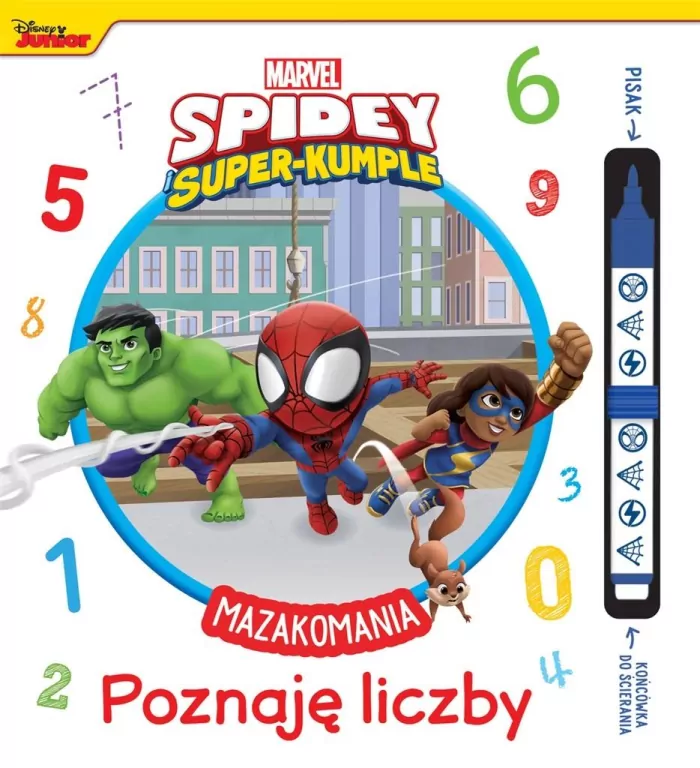 Poznaję liczby. Mazakomania. Marvel Spidey i Super-Kumple - tantis.pl