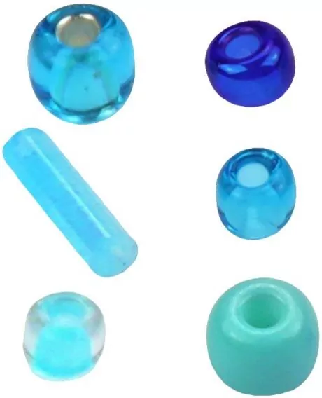 Koraliki plastikowe 6 rozmiarów 32g - tantis.pl