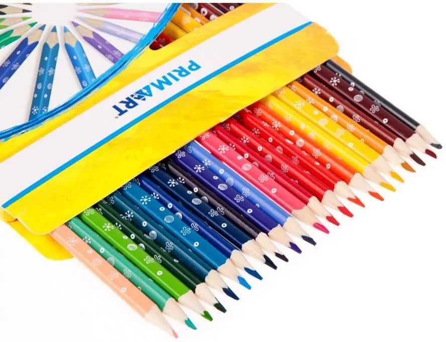 Kredki ołówkowe trójkątne 24 kolory PRIMA ART - tantis.pl