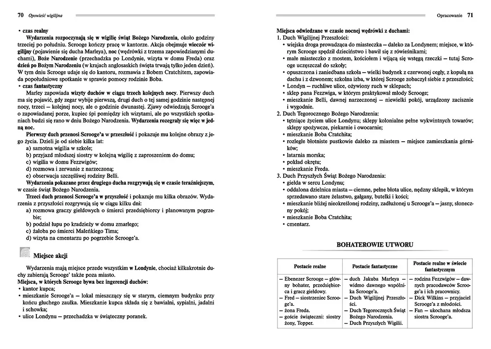 Opowieść Wigilijna. Wydanie z opracowaniem i streszczeniem - tantis.pl