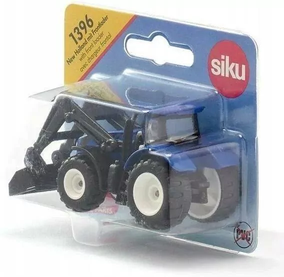 Siku. New Holland Traktor z podnośnikiem - tantis.pl