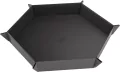 Gamegenic: Magnetic Dice Tray - Hexagonal - Black/Gray - tantis.pl