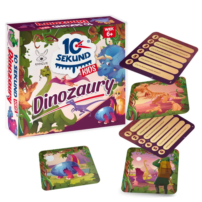 Dinozaury. 10 Sekund Kids - tantis.pl