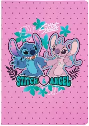 Zeszyt A5 32k 3-linie kolor Disney Blue Stitch wzór 3