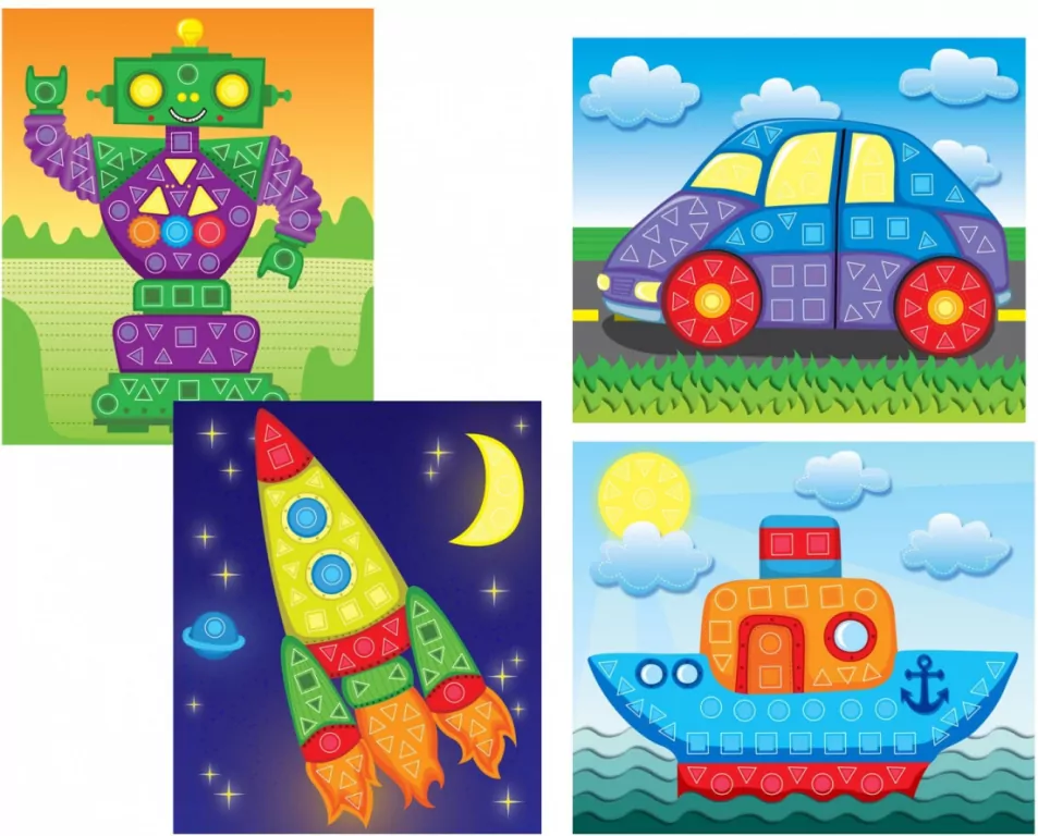 Piankowa wyklejanka. Genialny dzieciak - tantis.pl