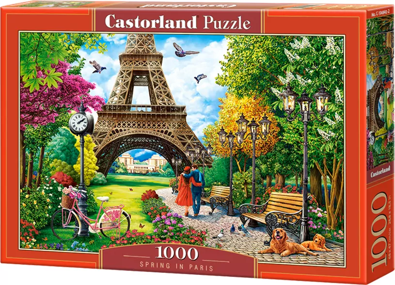 Castor. Puzzle 1000. Spring in Paris - tantis.pl